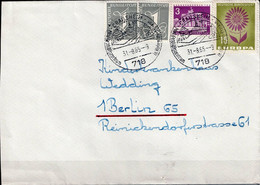 BRD FGR RFA - Brief Aus Crailsheim (BRD 2x 226x,445 + WB 231) 1966 - Portogerechter Brief - Lettres & Documents
