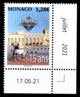 MONACO 2021 - 15E JUMPING INTERNATIONAL DE MONTE-CARLO - Y.T. N° 3291 /  NEUF ** - Unused Stamps