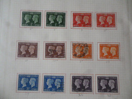 GREAT BRITAIN SG 479-84 MINT HINGED&USED CENTENARY OF ADHESIVE STAMPS AS PER SCAN - ....-1951 Pre Elizabeth II