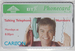 UNITED KINGDOM BT 1994 CARLTON TALKING TELEPHONE NUMBERS MINT - BT Emissions Privées