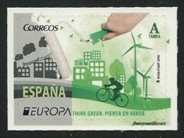 ESPAÑA / SPAIN / SPANIEN / -  EUROPA 2016 -TEMA " ECOLOGIA - EL PENSAMIENTO VERDE - THINK GREEN".- SERIE De 1 V. - 2016