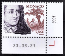 MONACO 2021 - 400E ANNIVERSAIRE DE JEAN DE LA FONTAINE - Y.T. N° 3288 /  NEUF ** - Unused Stamps