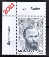 MONACO 2021 - BICENTENAIRE DE LA NAISSANCE DE FIODOR DOSTOÏEVSKI - Y.T. N° 3286 /  NEUF ** - Nuovi