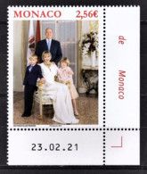 MONACO 2021 - PHOTO OFFICIELLE - Y.T. N° 3278 /   NEUF ** - Ungebraucht