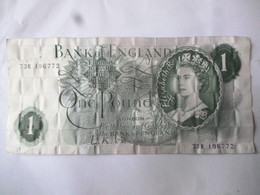 GREAT BRITAIN BANK NOTE £1 CANCELLED? - Collections