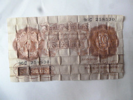 GREAT BRITAIN BANK NOTE 10Sh CANCELLED? - Collezioni