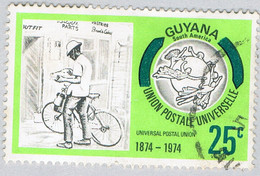 Guyana 198 Used Mailman 1 1974 (BP71523) - Guyana (1966-...)