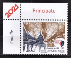 MONACO 2021 - CENTENAIRE DE LA MORT DE CAMILLE SAINT-SAËNS - Y.T. N° 3267 /   NEUF ** - Unused Stamps