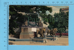 Bonjour De Bruxelles, 1956- CARTE A SYSTEME, 10 Petites Photos - Panoramische Zichten, Meerdere Zichten