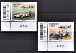 MONACO 2021 - SERIE 2 TP /  LES VOITURES DE COURSE MYTHIQUES  - Y.T. N° 3270 ET 3271 /   NEUFS ** - Unused Stamps