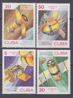 1983 Cuba 2734-2737 Satellites 3,60 € - Nordamerika