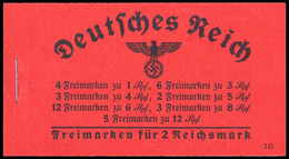 1939, Deutsches Reich, MH 38.2, ** - Cuadernillos