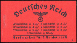 1937, Deutsches Reich, MH 37.4, ** - Cuadernillos