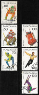1994-Tanzania, 1994 Winter Olympics, Lillehammer, 6 Stamps, Used. - Tanzania (1964-...)