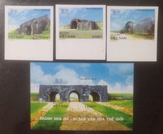 Vietnam Viet Nam MNH IMPERF Stamps & Souvenir Sheet 2018 : Ho Dynasty CItadel / Heritage - Vietnam