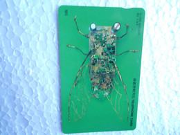 KOREA   USED CARDS  INSECTS ROBOT UNITS 10000 - Coccinelle
