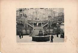 Photo Gravure Exposition Universelle 1900  Musées Des Instruments Photo Larger - Sin Clasificación