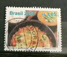 Brasil  - 2000  - International Stamp Exhibition "Lubrapex 2000" - Salvador, Brazil - Cultural Dish, - USED. ( D) - Usados