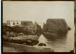 Belle Ile En Mer * Grande Photo Albuminée Circa 1870/1895 * Fort Ou Fortin De SARAH BERNHARDT - Belle Ile En Mer