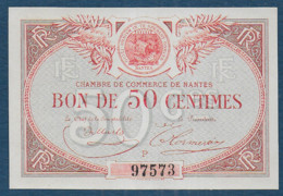 Chambre De Commerce De NANTES -  50 Centimes - Pirot N° 13 - Chambre De Commerce