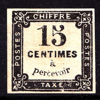 Taxe  4 - 15c Noir Lithographié - Neuf N* - Très Beau - 1859-1959.. Ungebraucht