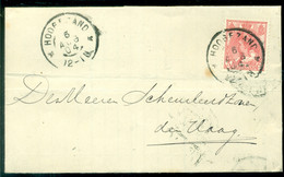 Nederland 1904 Brief Van Hoogezand Naar Scheurleer Den Haag Met Aankomststempel - Storia Postale