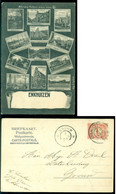 Nederland 1905 Briefkaart Gezichten Enkhuizen Naar Grouw - Enkhuizen