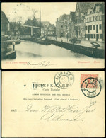 Nederland 1906 Briefkaart Korenmarkt Hoorn Naar Alkmaar - Hoorn