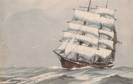 ILLUSTRATEUR HAFFNER(BATEAU DE VOILIER) - Haffner