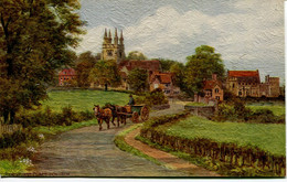 A R QUINTON - SALMON 3027 - PENSHURST PLACE And CHURCH - OIL FASCISM - Quinton, AR