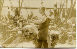 COTTON INDUSTRY - LANCASHIRE'S CHIEF INDUSTRY, REMOVING CLOTH FROM LOOMS RP - Industry
