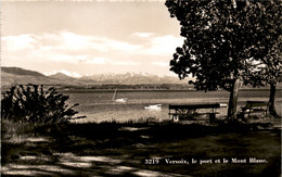 Versoix, Le Port Es Le Mont Blanc (3219) - Versoix