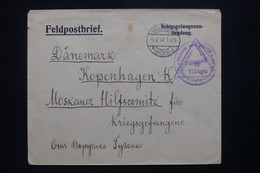 ALLEMAGNE - Enveloppe De Villingen Pour Dépôt De Prisonniers De Guerre Au Danemark En 1917 - L 115278 - Cartas