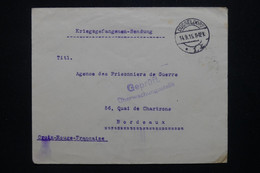 ALLEMAGNE - Enveloppe De Dusseldorf Pour L'Agence Des Prisonniers De Guerre à Paris En 1915 - L 115279 - Cartas