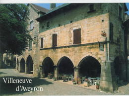 VILLENEUVE D'AVEYRON PLACE DE LA MAIRIE LES ARCADES - Autres & Non Classés