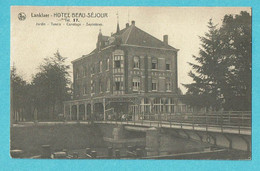 * Lanklaar - Lanklaer (Dilsen Stokkem - Limburg) * (Nels, Photo Nélissen) Hotel Beau Séjour, Jardin, Tennis, Canotage - Dilsen-Stokkem