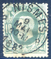 Belgique COB N°30 Cachet Relais (étoile) NISMES - (F2091) - 1869-1883 Leopoldo II