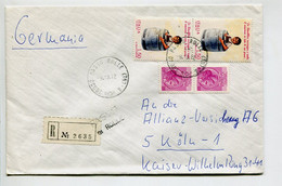 ITALIE Passo Rolle 1972 - Affranchissement Sur Lettre Recommandée Pour L'Allemagne - - Franking Machines (EMA)