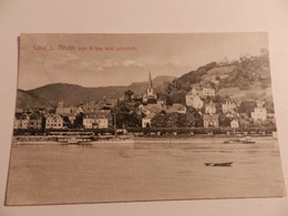 Oude Postkaart Van Duitsland  -     Binz A. Rh.  -    1908 - Linz A. Rhein