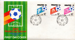 Carta De Singapur De 1982 - Singapore (1959-...)