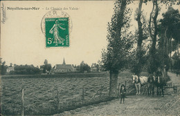 80 NOYELLES SUR MER /  Chemin Des Valois /  ATTELAGE DE CHEVAUX - Noyelles-sur-Mer