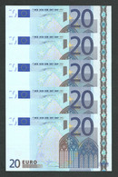 EURO 20 UNC / FDS X 1 First Segnature Duisenberg 2002 Prefix X P005 Germany - Other - Europe