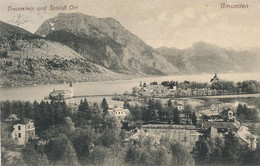 Gmunden Traunstein Und Schloss Ort  Used To Baron Durye Chateau Du Breuil St Menoux Allier France - Gmunden