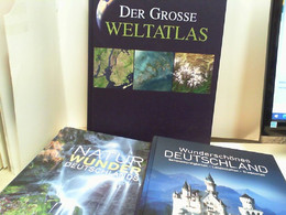 Konvolut Bestehend Aus 3 Bänden Zum Thema: Deutschland Und Weltatlas - Atlanten