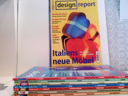 Konvolut Bestehend Aus 8 Zeitschriften/Heften Zum Thema: Design Report. - Grafiek & Design