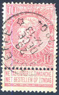 Belgique COB N°58 Cachet Relais (étoile) BONEFFE - (F2094) - 1893-1900 Barbas Cortas