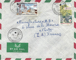 Madagascar 1963 Mandritsara Hydropower Electricity Hertzian Beam Industralisation Cover - Electricité