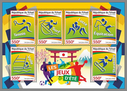 CHAD 2021 MNH Summer Games Tokio Plympische Sommerspiele Tokio M/S - OFFICIAL ISSUE - DHQ2204 - Verano 2020 : Tokio