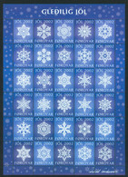 FAROËR 2002 JÓL - SHEET **/MNH - Christmas Seals - Weihnachtsvignetten - Kerstsluitzegels - Faeroër