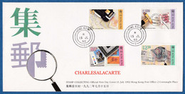 HONG KONG  1992  STAMP COLLECTING  F.D.C. - Brieven En Documenten